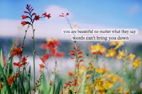 No matter what they say. Quotes Your Beautiful No Matter What Size Quotesgram