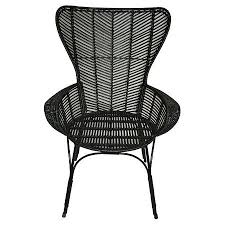 Be it a classic outdoor wicker chair, a teak bench or cute cushion chairs, find just the furniture for your outdoor needs. Black Rattan Wingback Chair Threshold Target Black Rattan Chair Painting Wicker Furniture Rattan Chair