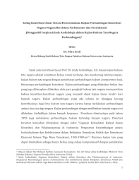 Secara garis besar pemilu di indonesia ada 3 berdasarkan masa atau orde di indonesia, yaitu: Pdf Saling Kontribusi Antar Sistem Pemerintahan Kajian Perbandingan Konstitusi Negara Negara Bersistem Parlementer Dan Presidensial Mengambil Inspirasi Jimly Asshiddiqie Dalam Kajian Hukum Tata Negara