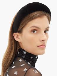 Fendi Faux Fur Headband In Black Lyst
