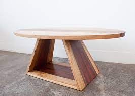 Elliptical Coffee Table Recycled Timber Furniture Timber Table Table