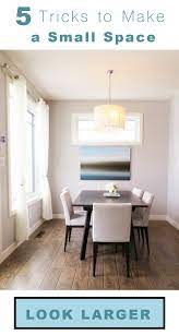 In this case, it is important to play with natural elements and mirrors. 5 Tips For Making A Small Room Or Space Feel Bigger