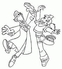Two live action films featuring this unusual hero and starring matthew broderick. Inspector Gudget Coloring Pages