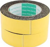 uxcell 2Pcs 35mm x 1mm Single Sided Self Adhesive Shockproof Sponge Foam  Tape 5 Meters Length
