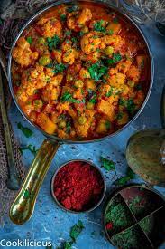 Spicy Cauliflower Tomato Rassa Recipe Vegetarian Recipes Spicy Cauliflower Indian Food Recipes