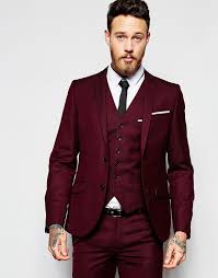 Mens wedding style and fashion. 11 Burgundy Suits For Your Wedding Mens Wedding Style