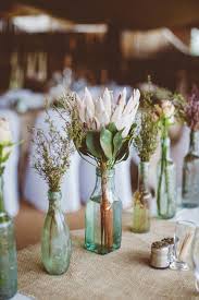 How To Create Those Stunning Handmade Wedding Table Decorations Get Floral Chwv Wedding Flowers Wedding Centerpieces Eco Wedding
