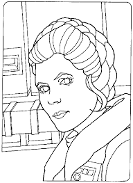 Download Princess Leia Coloring Page Coloring Home