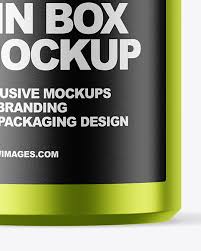Download Download 700ml Matte Metallic Round Tin Box Mockup Collection Of Exclusive Psd Mockups Free For Personal And Commercial Usage PSD Mockup Templates