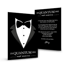 Schmeichelhaft für die neuen vierzigjährigen ist. Geburtstagseinladung Im 007 James Bond Stil Mit Smoking Carinokarten