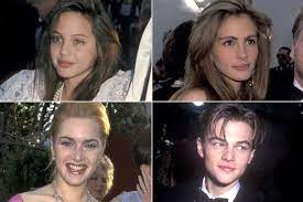 Titanic vaulted young leonardo dicaprio and kate winslet to superstardom. Oscars Then And Now Baby Faced Leo Dicaprio Kate Winslet And Meryl Streep S First Time Red Carpet Appearances Mirror Online