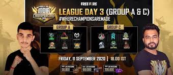 Top 3 teams in each game advances to round 3. Free Fire India Championship Fall 2020 Results Standings Kill Leaders League Day 3