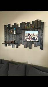 Pallet Shelf Idea Looks Like Pottery Barn Easy Diy Reclaimed Wood Wall Decor Rustic Wall Shelves Wood Pallet Wall