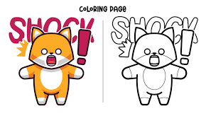 All rights belong to their respective owners. The Ginger Cat Is In Shock Coloring Page 2146434 Vector Art At Vecteezy