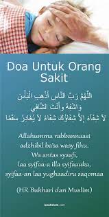 Doa Untuk Orang Sakit Supaya Cepat Sembuh Dari Penyakit