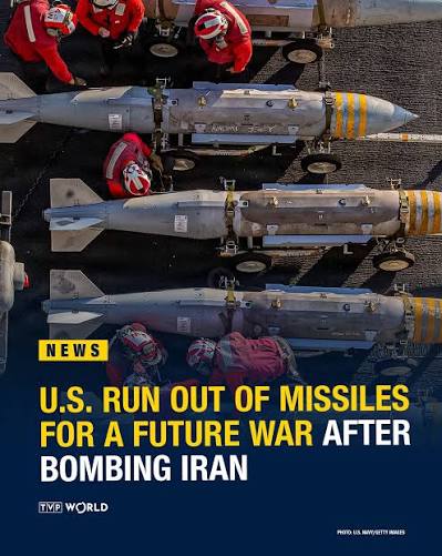 U.S. weapons stockpiles depleted by the war with Iran may have weakened America's readiness for a future conflict with China, the Center for Strategic and International Studies has warned, with some key