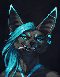 Half Bad Guy Half Nice Girl Furry Art Furry Wolf Shadow Wolf