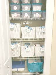 With a closet kit, you can choose either wood or wire in a variety of options. Linen Closet Organization With Baskets A Simple Way To Eliminate Visual Clutter Organizing Moms