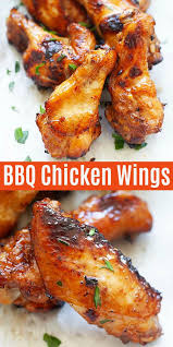Line a jelly roll pan with aluminum foil and lightly brush with 1. Bbq Chicken Wings Bbq Wings Rasa Malaysia