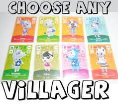 In order to get more villagers using amiibo and amiibo cards you'll need to unlock the campground. Animal Crossing Fanmade Amiibo Cards Choose Any From Series 1 2 3 4 Julian Marshal Stitches Merengue