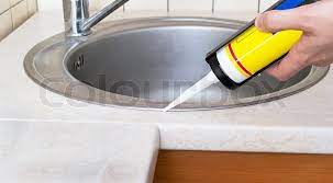 Vinod sanitaryware vision is to make and manage uthority position in the indian sustenance market. Plumber Putting A Silicone Sealant To Stock Image Colourbox