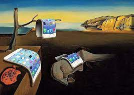 persistence of iphones imgur art parody art famous painting