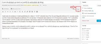 The full justify option won't work because i don't want anything in the middle of the lines. Cum SÄ Aliniezi Un Text Cu Justify In Articolele De Blog Idei Pentru Parinti Si Copii