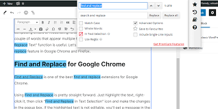 Check spelling or type a new query. How To Find And Replace Text In Chrome And Firefox Make Tech Easier