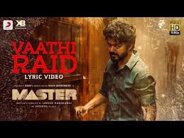 Master Vaathi Raid Lyric Thalapathy Vijay Anirudh Ravichander Lokesh Kanagaraj Youtube Anirudh Ravichander Tamil Songs Lyrics Lyrics