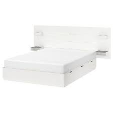 brimnes white luroy bed with storage standard double ikea in 2021 bed frame with storage headboard storage headboards for beds