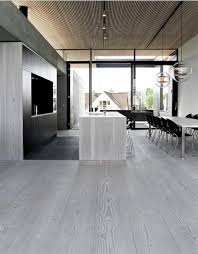 Parkett Grau Minimalistische Kuche Fertigparkett Kochinsel Esszimmer Haus Interieurs Design Fur Zuhause Parkett Grau