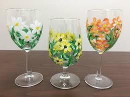 Sand animation flower on the lighted glass surface. Painted Wine Glasses 8 Steps With Pictures Instructables