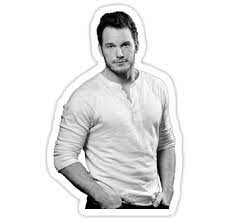 Chris Pratt Sticker By Izmartin Chris Pratt Long Sleeve Tshirt Men Stickers