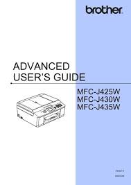 Make sure your computer has an active internet connection. Brother Mfc J435w Manual And User Guide Manualsmania