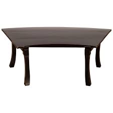 This circle coffee table is crafted from metal and wood, which ensure its sturdiness and durability, and also brings warmth to your living room. Petite Japanese TaishÅ Period Black Lacquered Tea Table With Folding Legs For Sale At 1stdibs