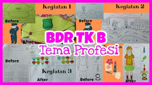 Karya 3m yang dibuat pada kegiatan ini ditujukan untuk membuat karya yang dikerjakan dengan prinsip mengunting melipat, menggunting dan menempel. Bdr Tk B Materi Bdr M7 Sm2 2021 Tema Pekerjaan Youtube