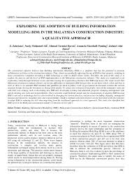 Globally, bim (building information modelling) is becoming increasingly vital and even mandated to ensure the planning, design sharing session about bim implementation in mega projects in malaysia. Pdf Exploring The Adoption Of Building Information Modelling Bim In The Malaysian Construction Industry A Qualitative Approach Editor Ijret Academia Edu