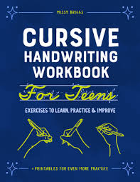 Free printable cursive writing worksheets teach how to write in cursive handwriting. Cursive Handwriting Workbook For Teens Exercises To Learn Practice And Improve Paperback Russo S Books