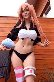 Wanna see a back view? - Milim by Evenink_cosplay Porn Pic - EPORNER