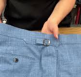 Side buckle tabs are great and offer a cleaner look. #menspants #trousers  #custom #mensclothing #qcontrary