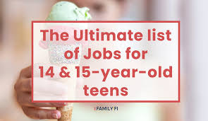 In this article, we list several jobs for teenagers as well as helpful information about employment for teenagers so you can find the position that best suits your interests. Jobs For 14 And 15 Year Old Teens 2020 Ultimate List Family And Fi