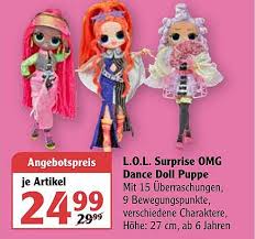 Buy the best and latest lol puppen on banggood.com offer the quality lol puppen on sale with worldwide free shipping. L O L Surprise Omg Dance Doll Puppe Angebot Bei Globus