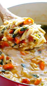 Italian Orzo Spinach Soup Gimme Some Oven Recipe Vegan Soup Recipes Italian Orzo Spinach Soup Spinach Soup Recipe
