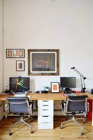 Beautiful computer desk made from old door this desk combines beauty and utility. A Clever Urban Industrial Brooklyn Loft Apartment Therapy Small Spaces Small Apartment Therapy Desks For Small Spaces