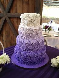 Good day guys, on this great occasion we want to share many cakes image with different tone than wedding cake before. 26 Oh So Pretty Ombre Wedding Cake Ideas Weddinginclude Purple Wedding Cake Purple Wedding Cakes Wedding Cake Ombre