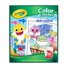 More than 45,000+ images, pictures, and coloring sheets clearly arranged in categories. Crayola Baby Shark Color Sticker Book Target