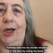 Nobody warned me about the back camera + the boob collision. Add that to  the list of things we should’ve been told after 60. #SideOutToTheUniverse  #WomenOver60 #RealLifeAfter60 #MidlifeHumor
