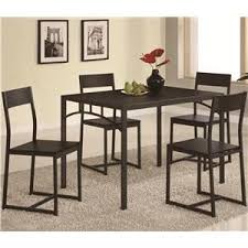 Coaster Dinettes 5 Piece Dining Set Modern Dining Room Set Metal Dining Table Dining Room Sets