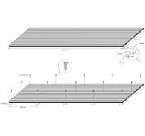 Sound dampening acoustical panels