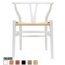 Be the host with the most when you take your seat in an ethan allen host chair. White Modern Style Wood Armchair Dining Room Chair With Natural Papercord Woven Seat On Sale Overstock 13957228